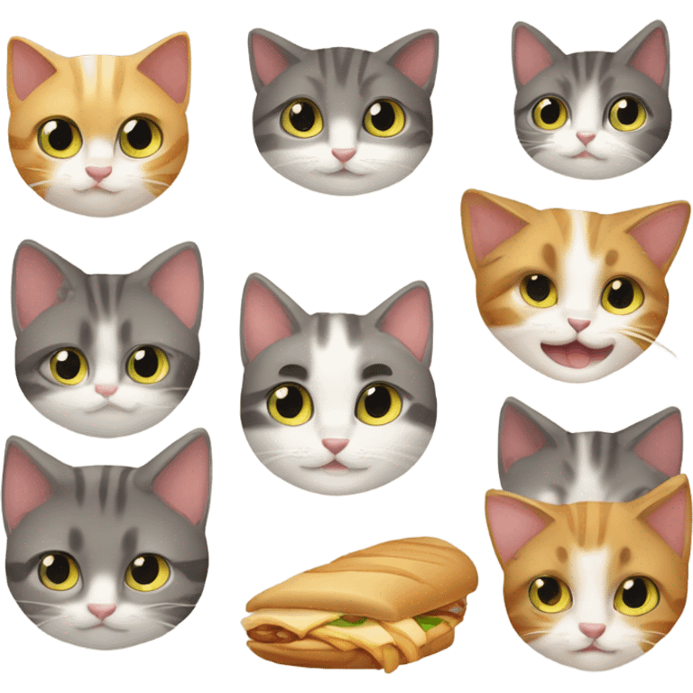 Takla atan kedi emoji