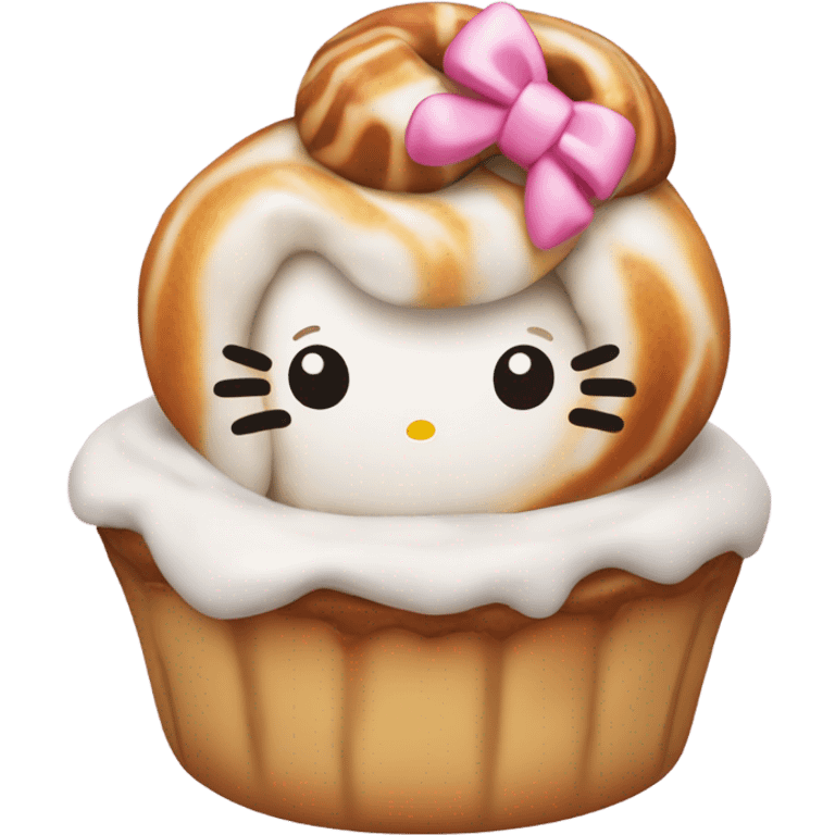 Cinnamon roll from hello kitty  emoji