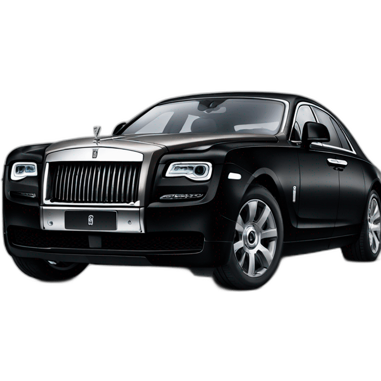 Black-rolls-royce-ghost emoji