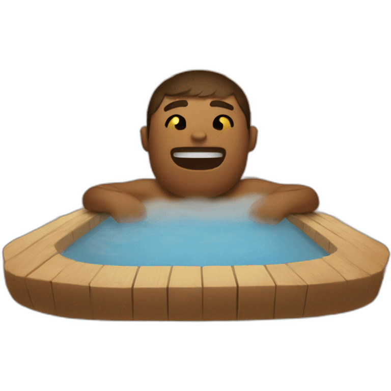 Finn in a sauna emoji