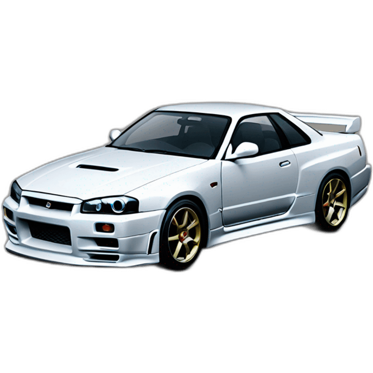 Nissan skyline r34 emoji