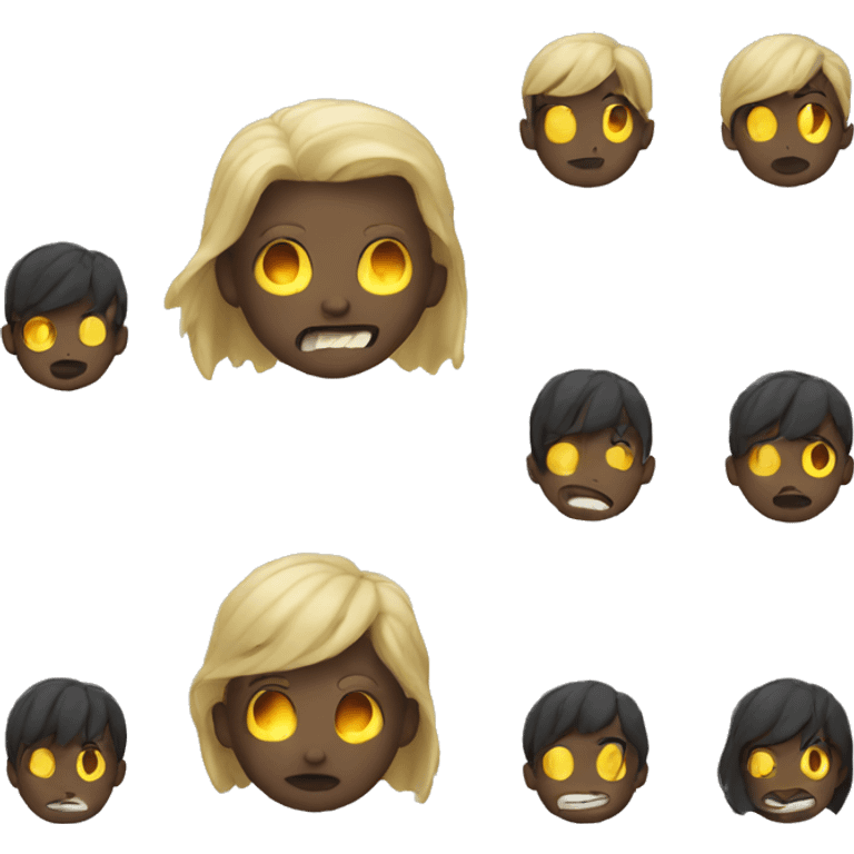 Sinister, Ominous,Adorable, Friendly emoji