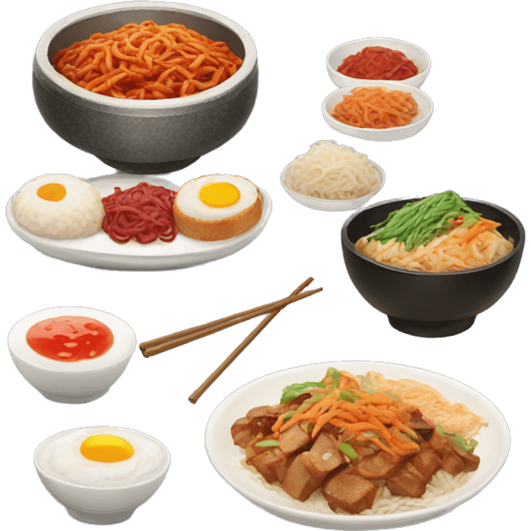 Korean food emoji