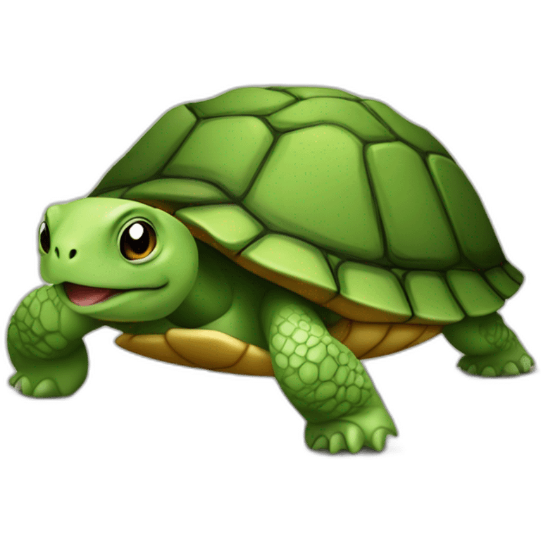 tortue sur pieuvre emoji