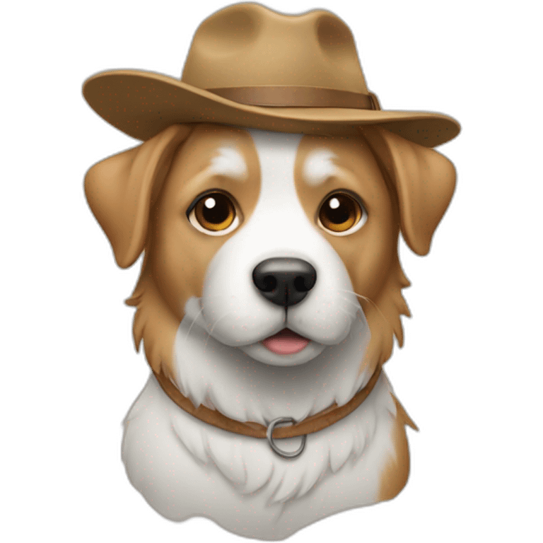 dog with wif hat emoji