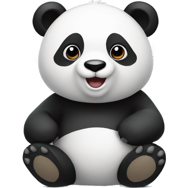 Panda graphic emoji