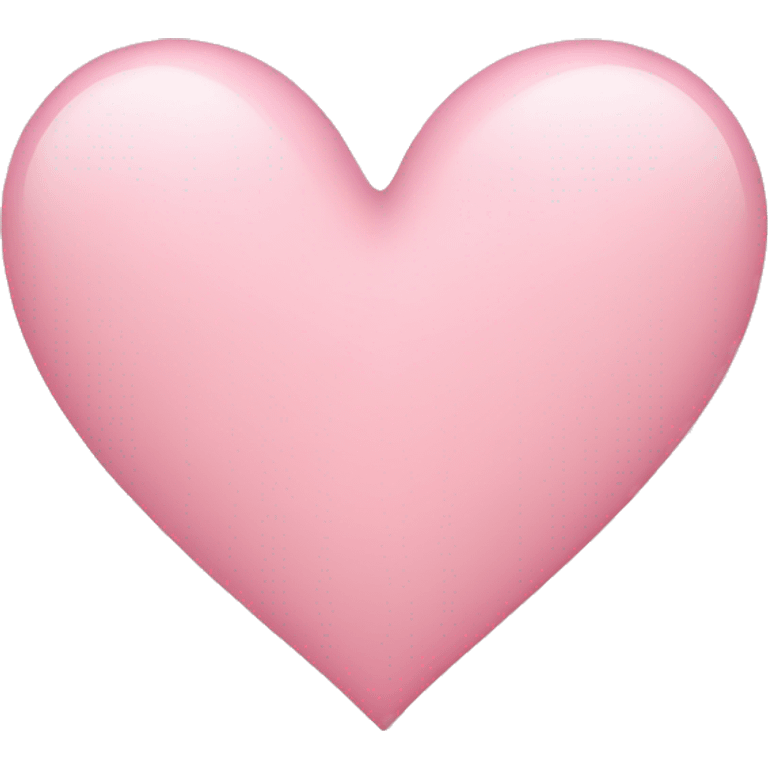 light pink heart emoji