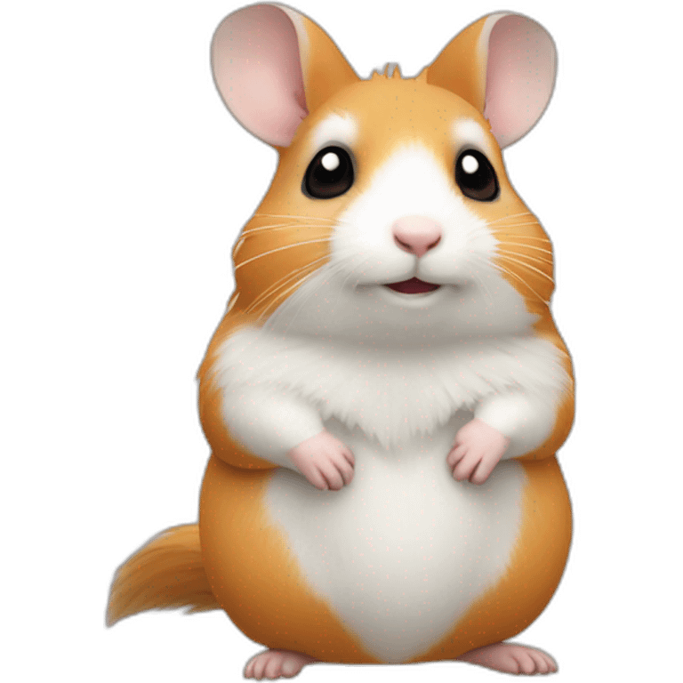 hamster-liebt schneefuchs emoji