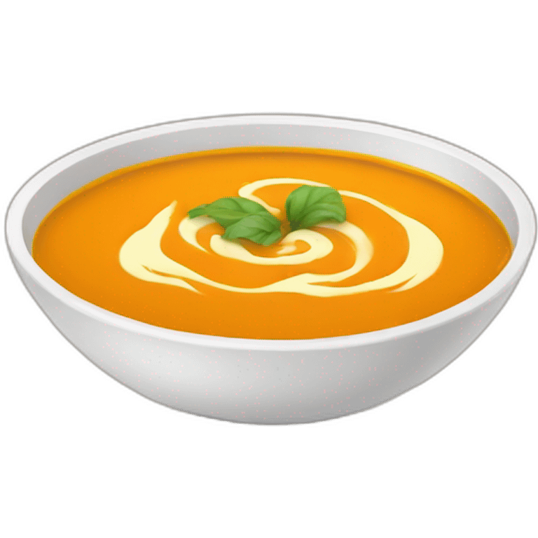 Pumpkin soup emoji