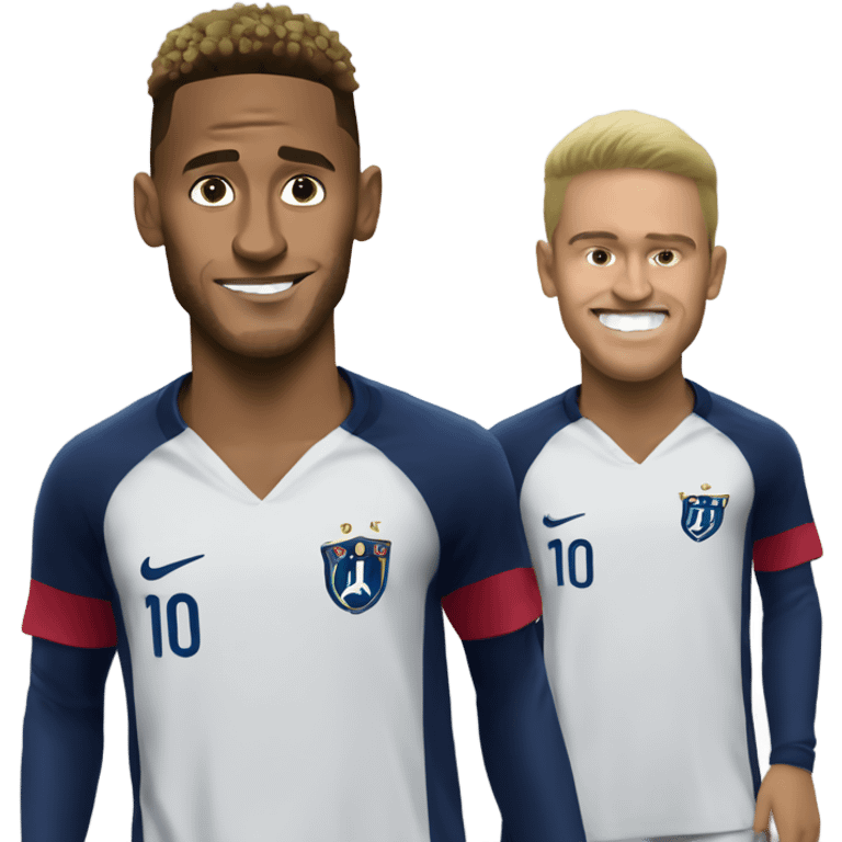 Neymar and hilk emoji