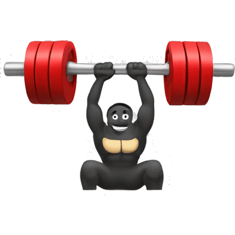 Barbell with weights emoji