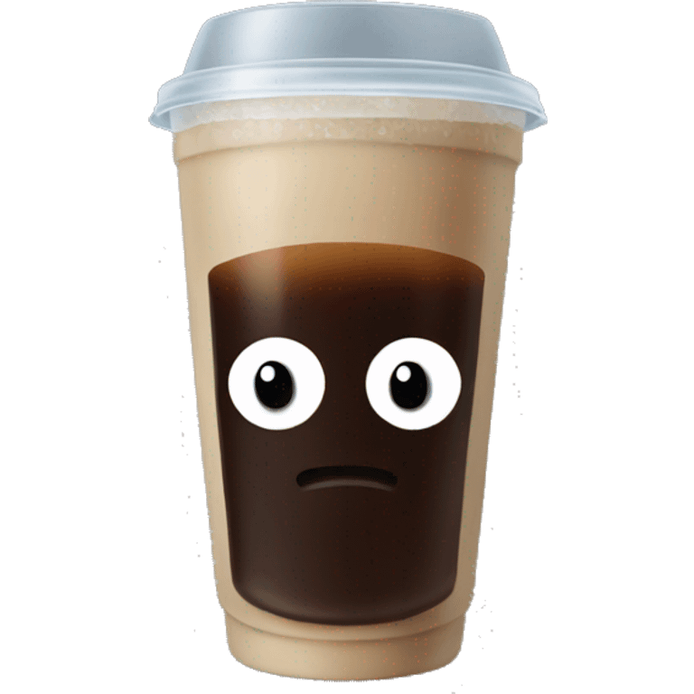 iced black coffee emoji