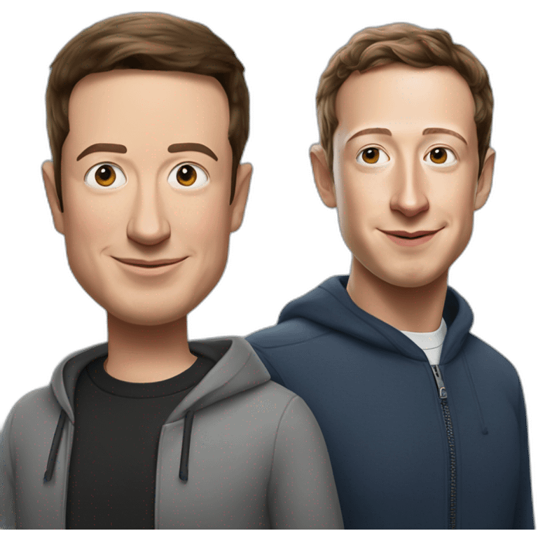 elon musk and mark zuckerberg emoji