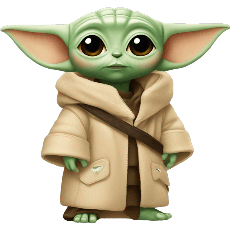 baby yoda in louis vuitton emoji