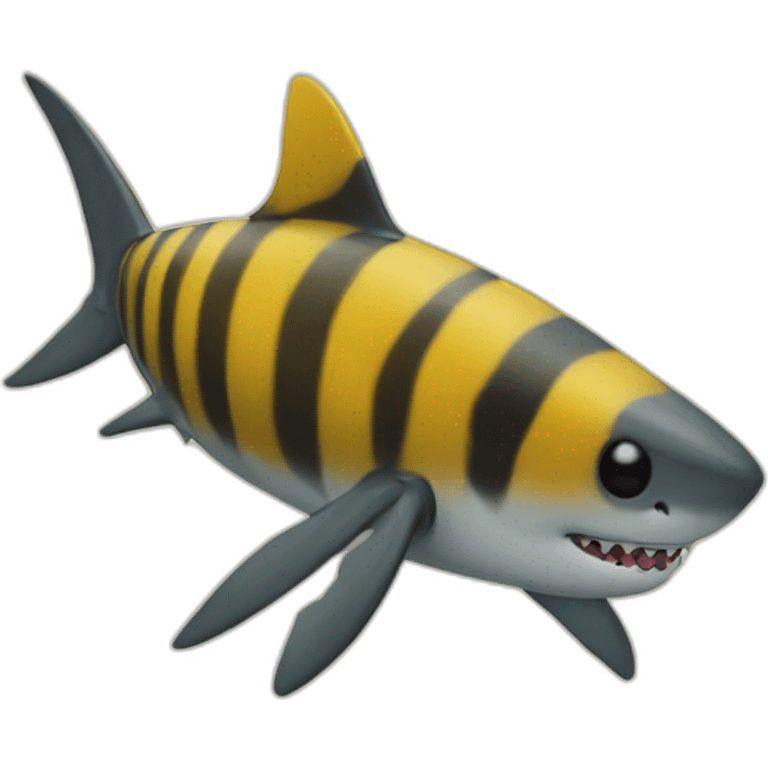 shark bee emoji