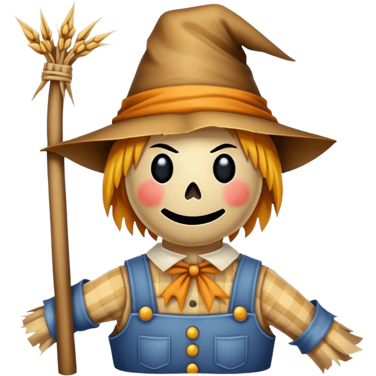 Scarecrow no brain emoji