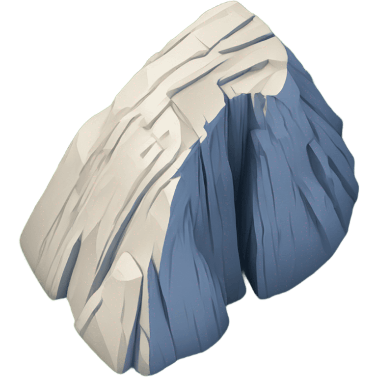 Yosemite half dome isometric  emoji