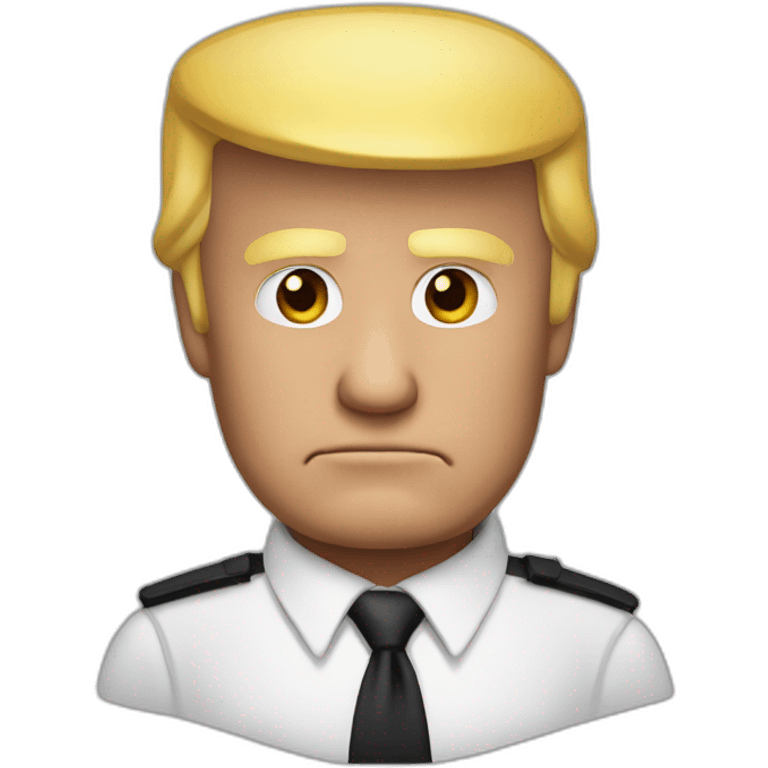 donald-trump-arrested emoji