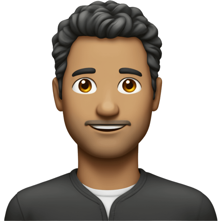 homme 40 ans visage fin, cheveux dégarni poivre et sel   emoji