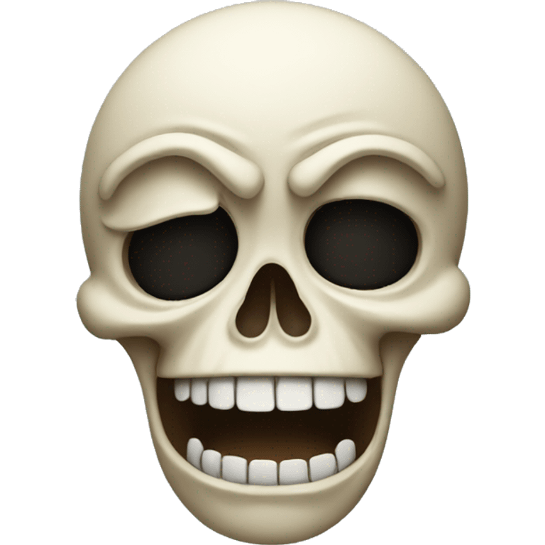 laugh crying skull emoji