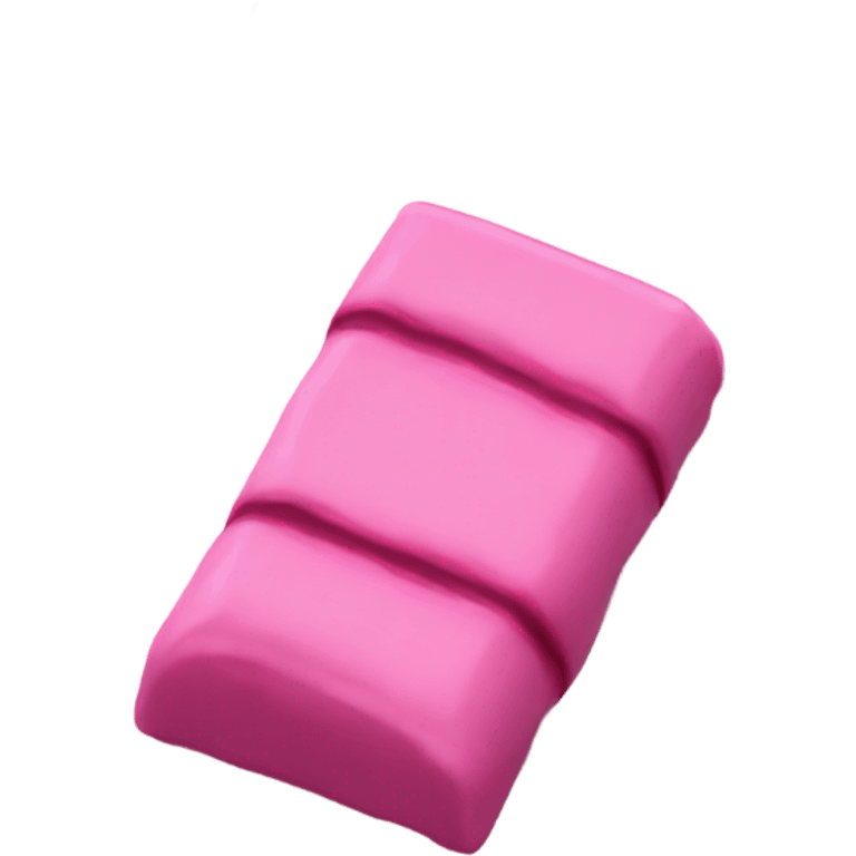 One pink candy bar with the inscription “kerlli” emoji