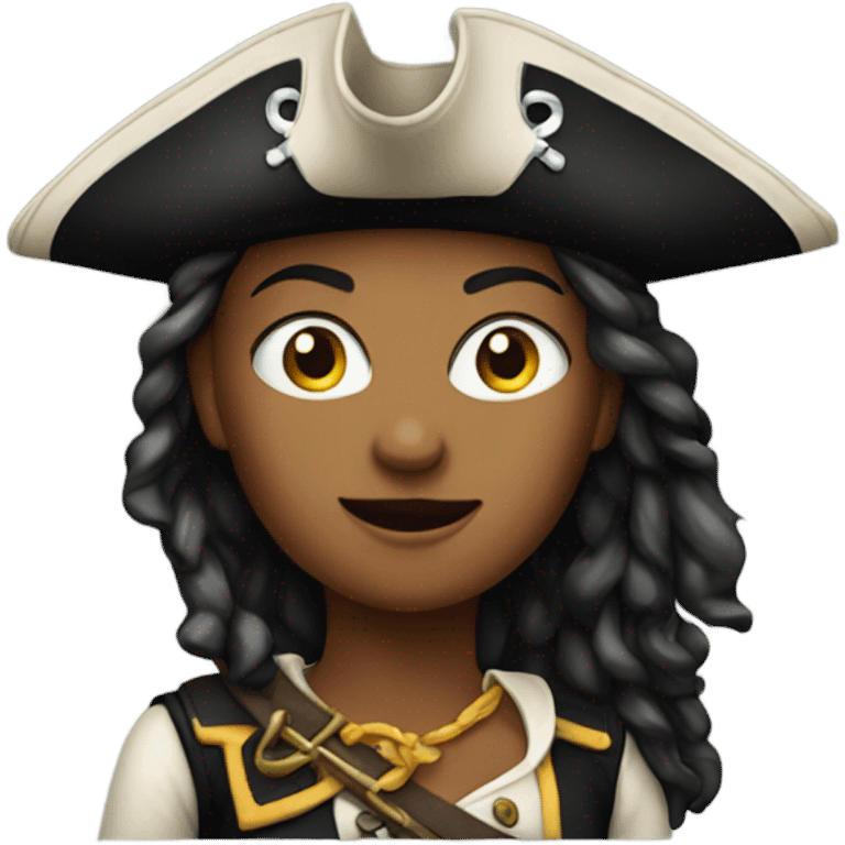 Woman pirate emoji