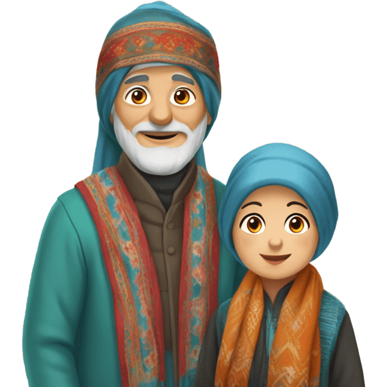 Uzbek grandparents emoji