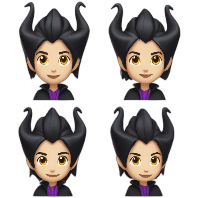 Maleficent kawaii version emoji