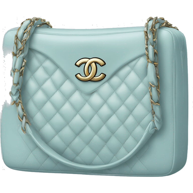 Chanel blue bag emoji