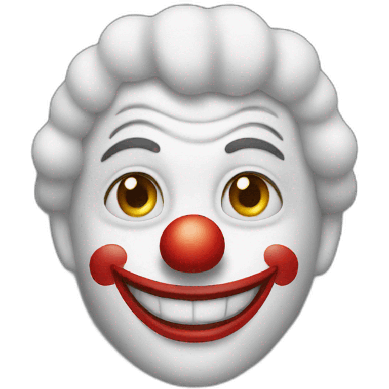 Clown face emoji