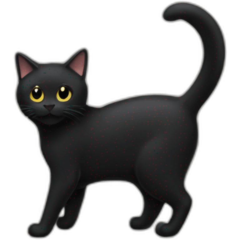 tail-all-black-cat-body emoji