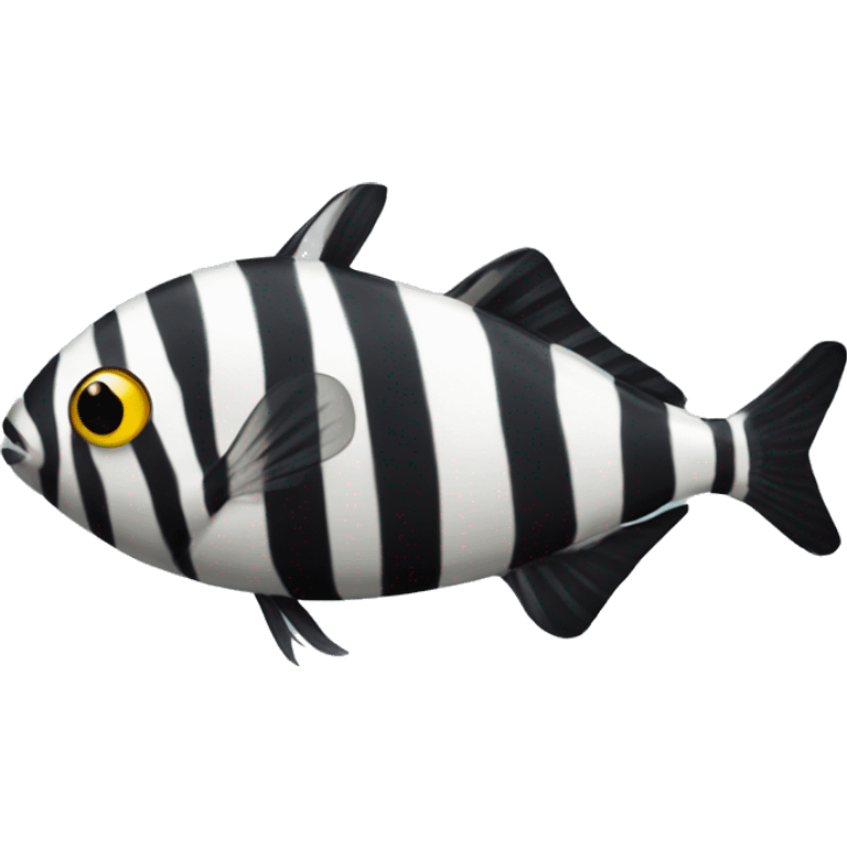 Zebra fish hybrid emoji