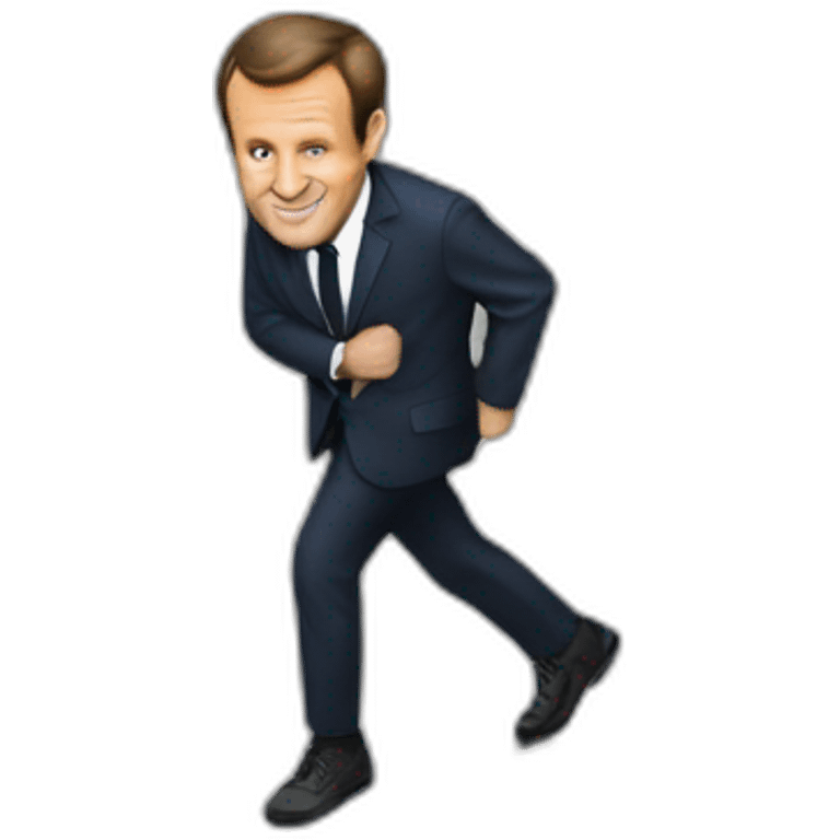 Emmanuel Macron street emoji