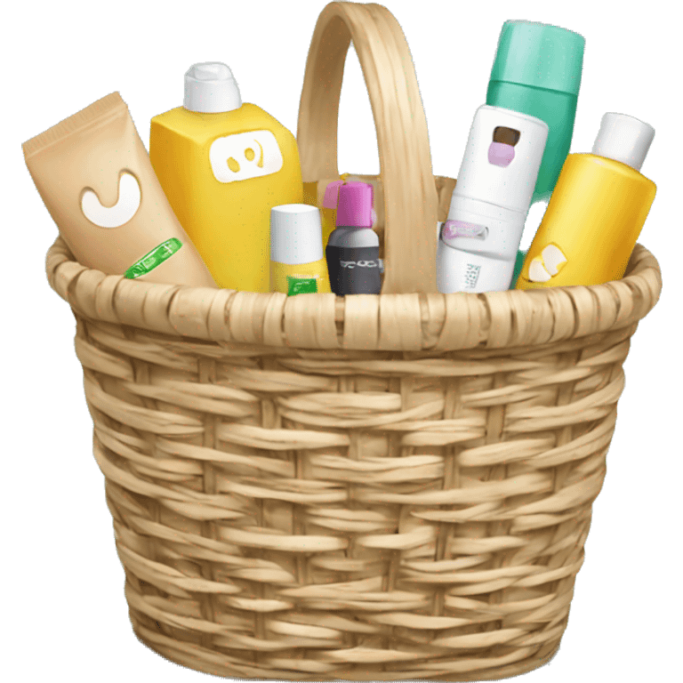 beauty product basket emoji