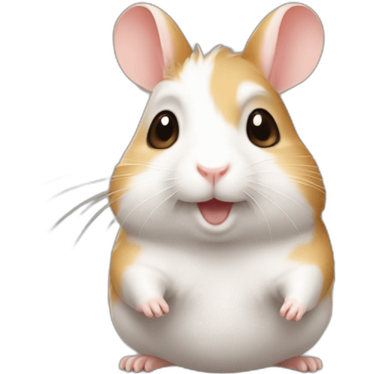 Hamster sur lapin emoji