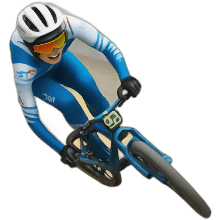 Piste de bmx race emoji