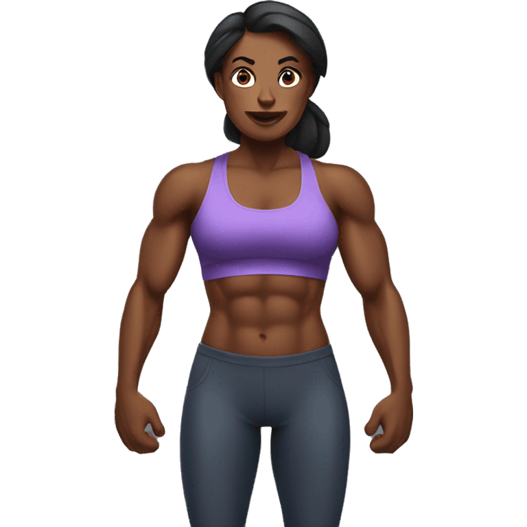 Muscle mommy emoji