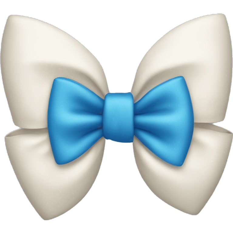 Blue bow  emoji