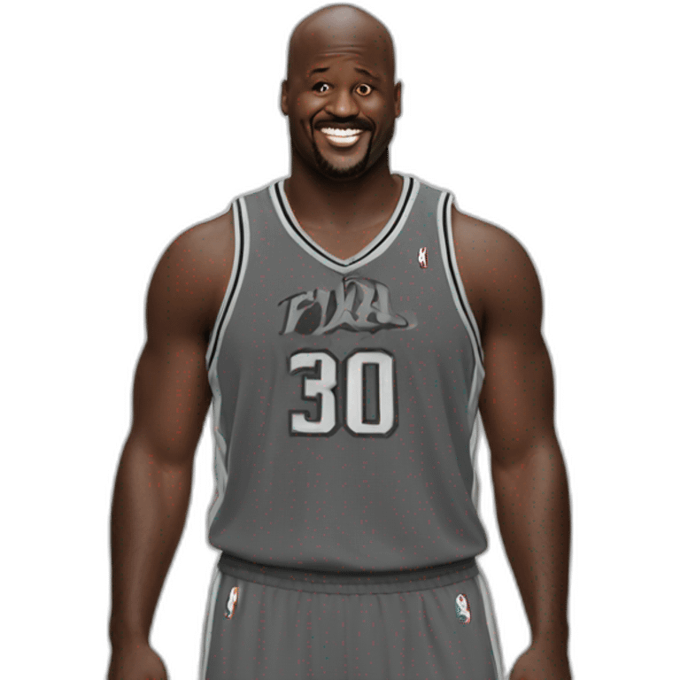 Photo real Shaq emoji