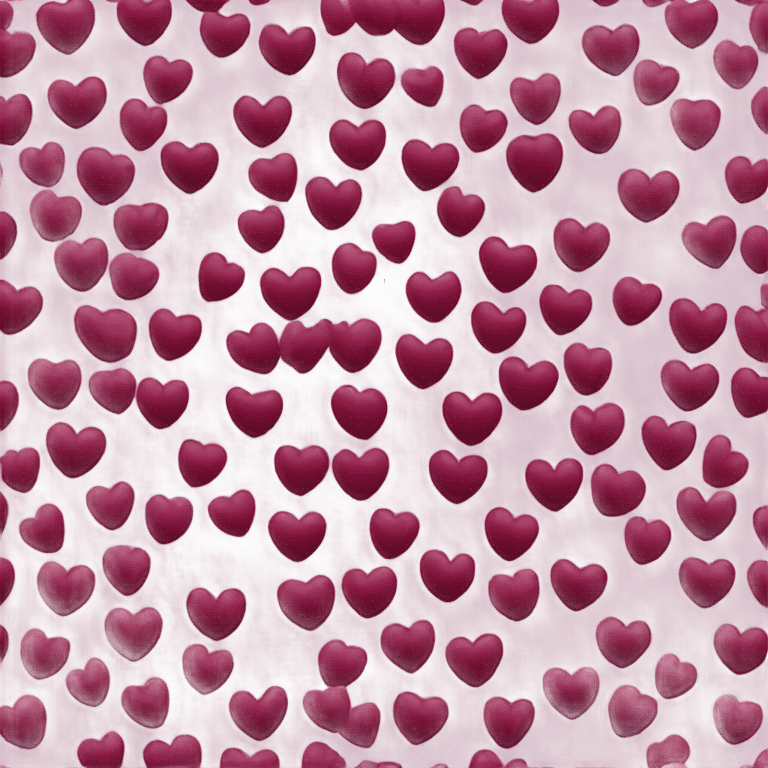 Burgundy heart  emoji