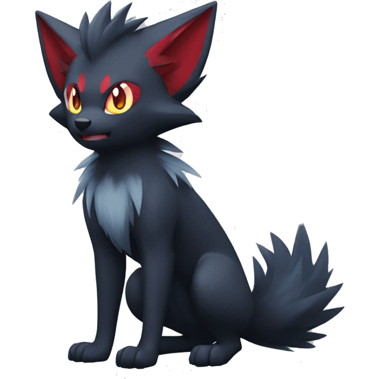 Zorua-Zoroark full body emoji