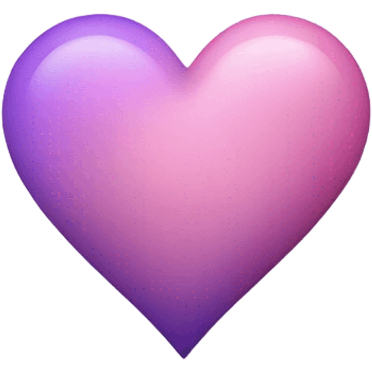 Pastel purple pink heart  emoji