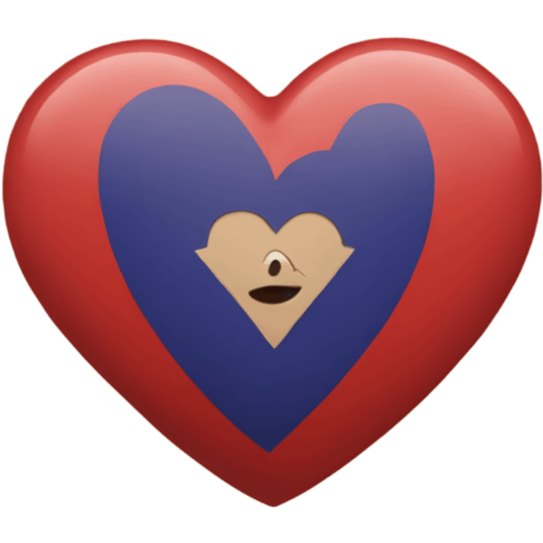 Armenian heart with a heart emoji