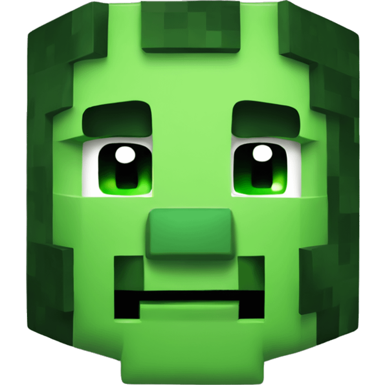 Minecraft game creeper emoji