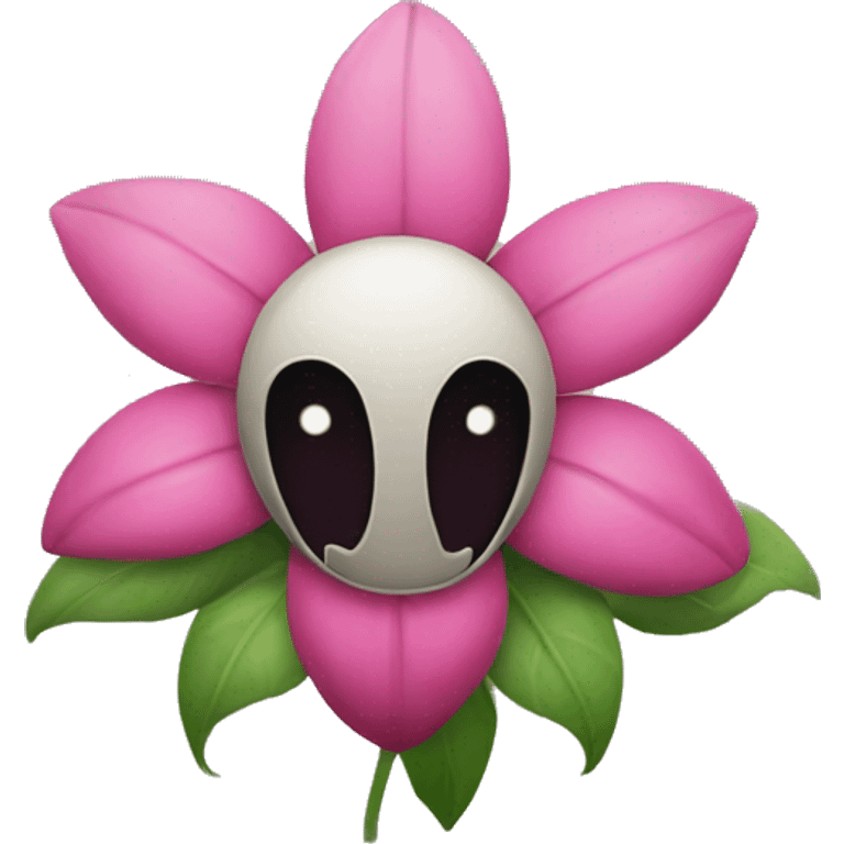 flower with scary theeth but no face emoji