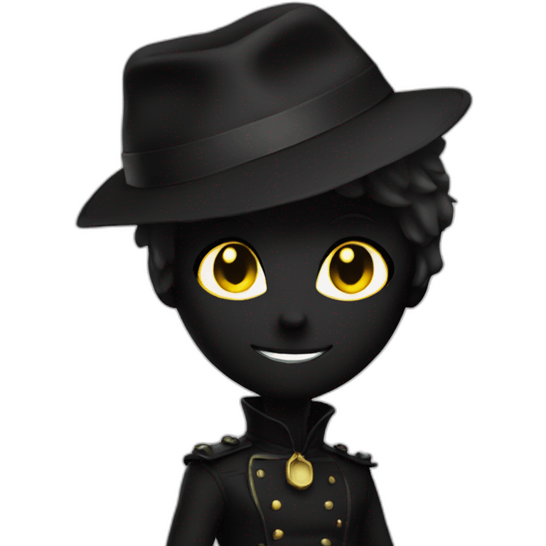 Chat noir emoji