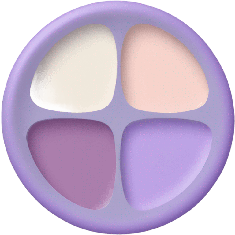 Paint palette pastel violet emoji