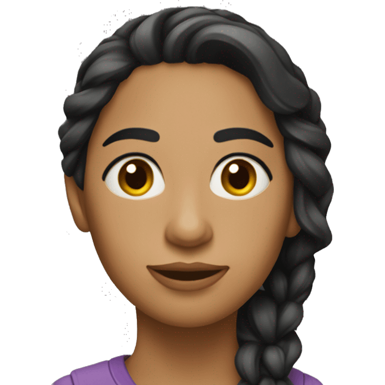 Mujer pelinegra  emoji