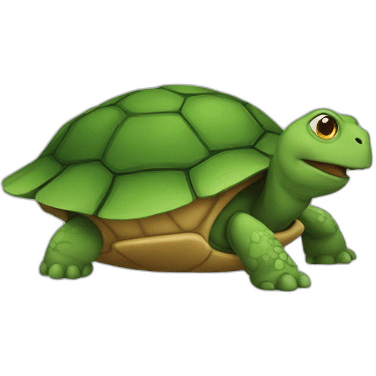 Chat sur tortue emoji