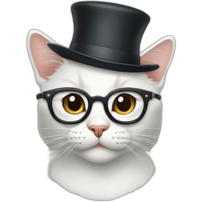 cat-with-glasses-and-hat emoji